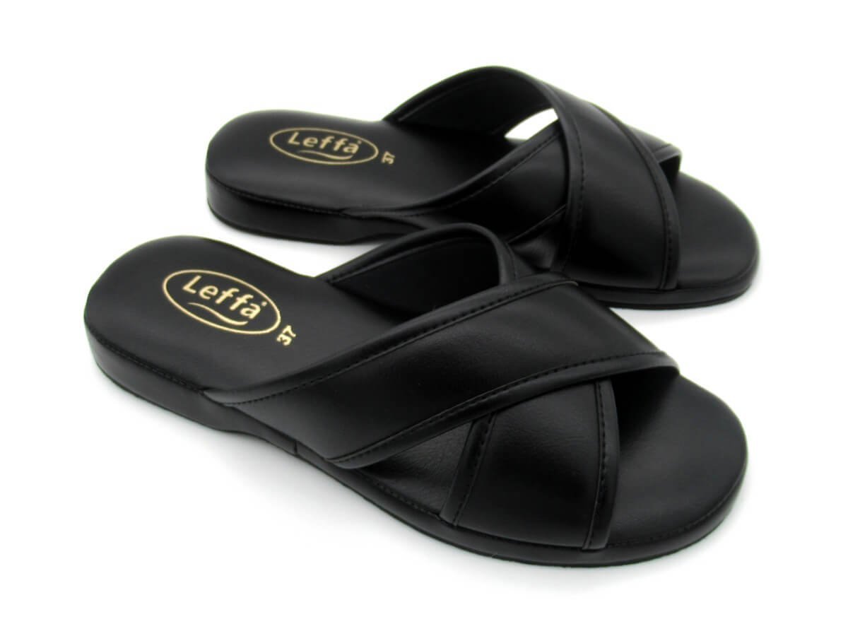 Chinelo Leffa Feminino para Casa 572 Preto 2