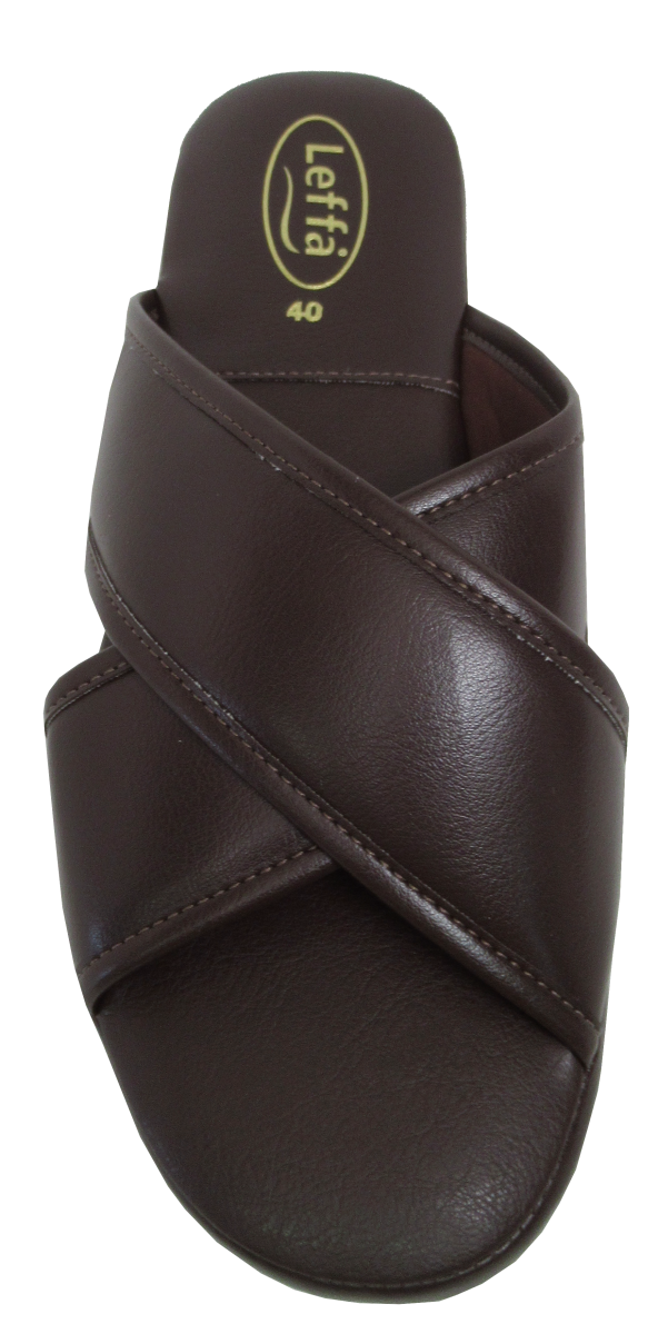 Chinelo Leffa 551 Unissex Café Marrom 3