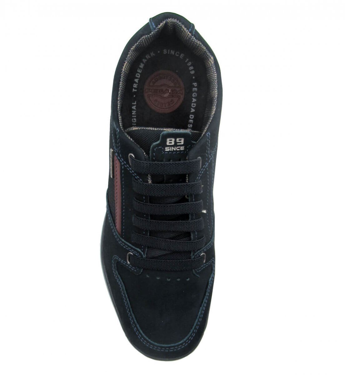 Sapatênis Pegada Masculino de Couro 114856 Azul 3