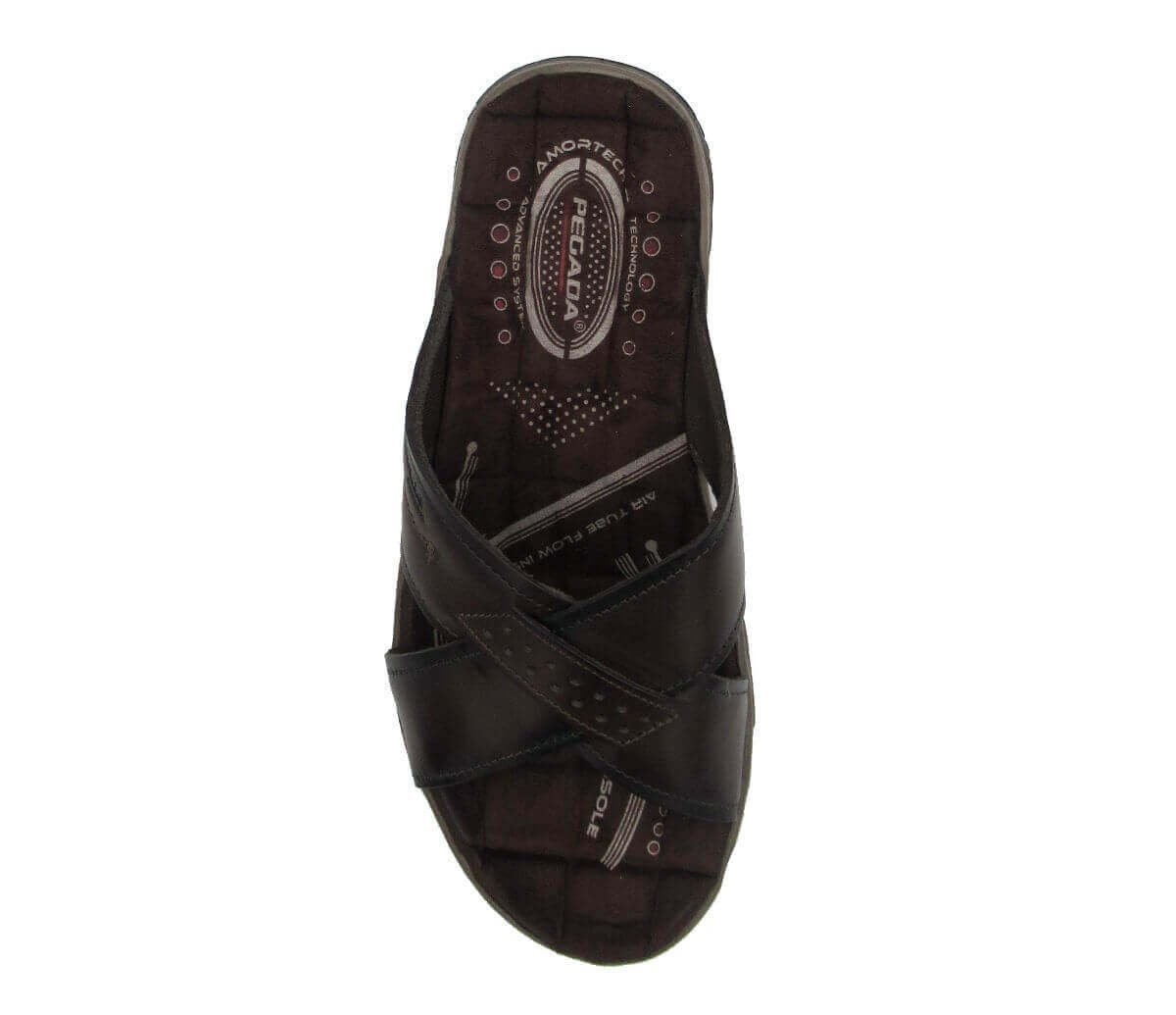 Chinelo Masculino Pegada de Couro 131661 Marrom 4