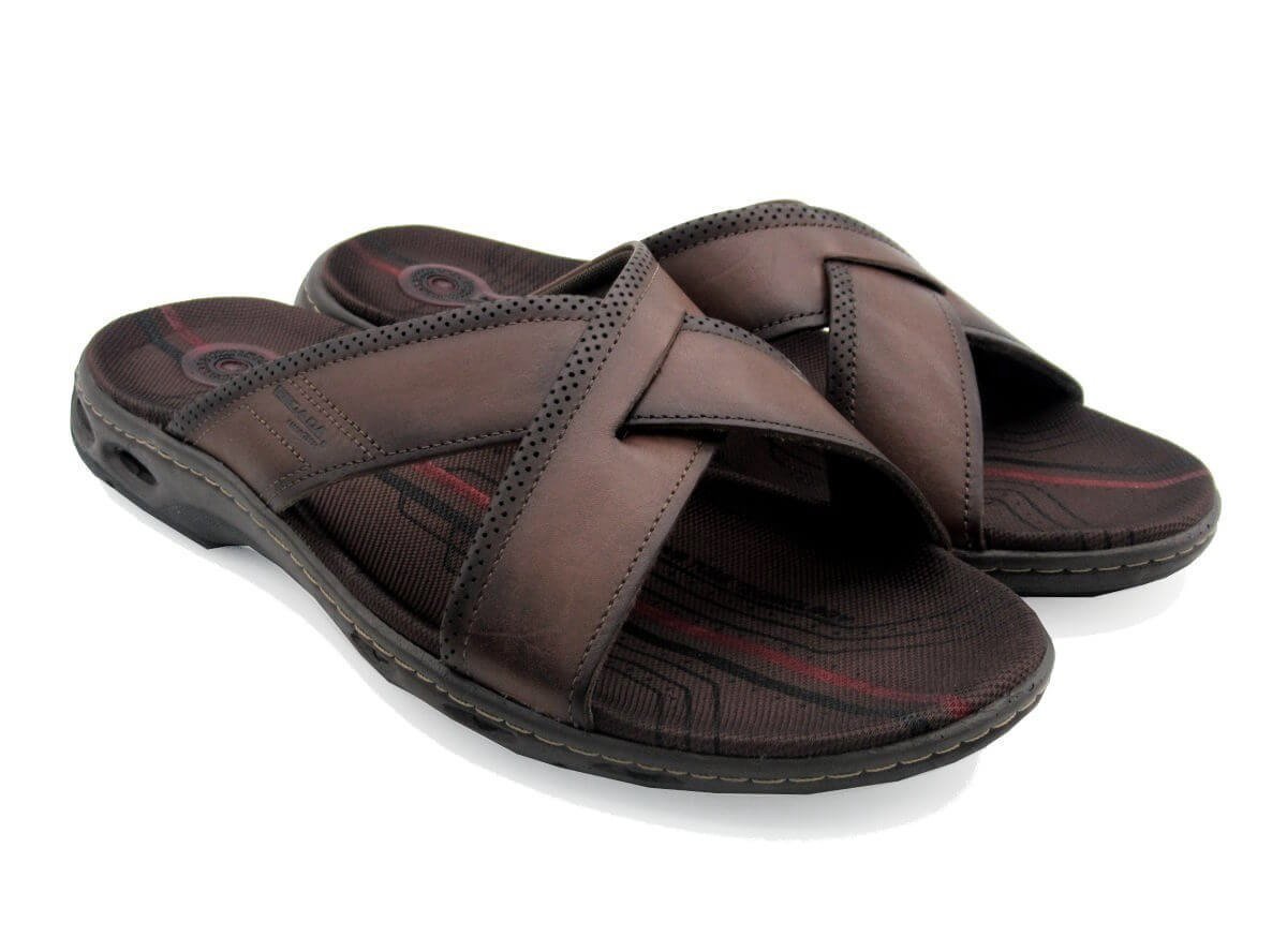 Chinelo Masculino Pegada Numeração Especial 530642 Marrom 2
