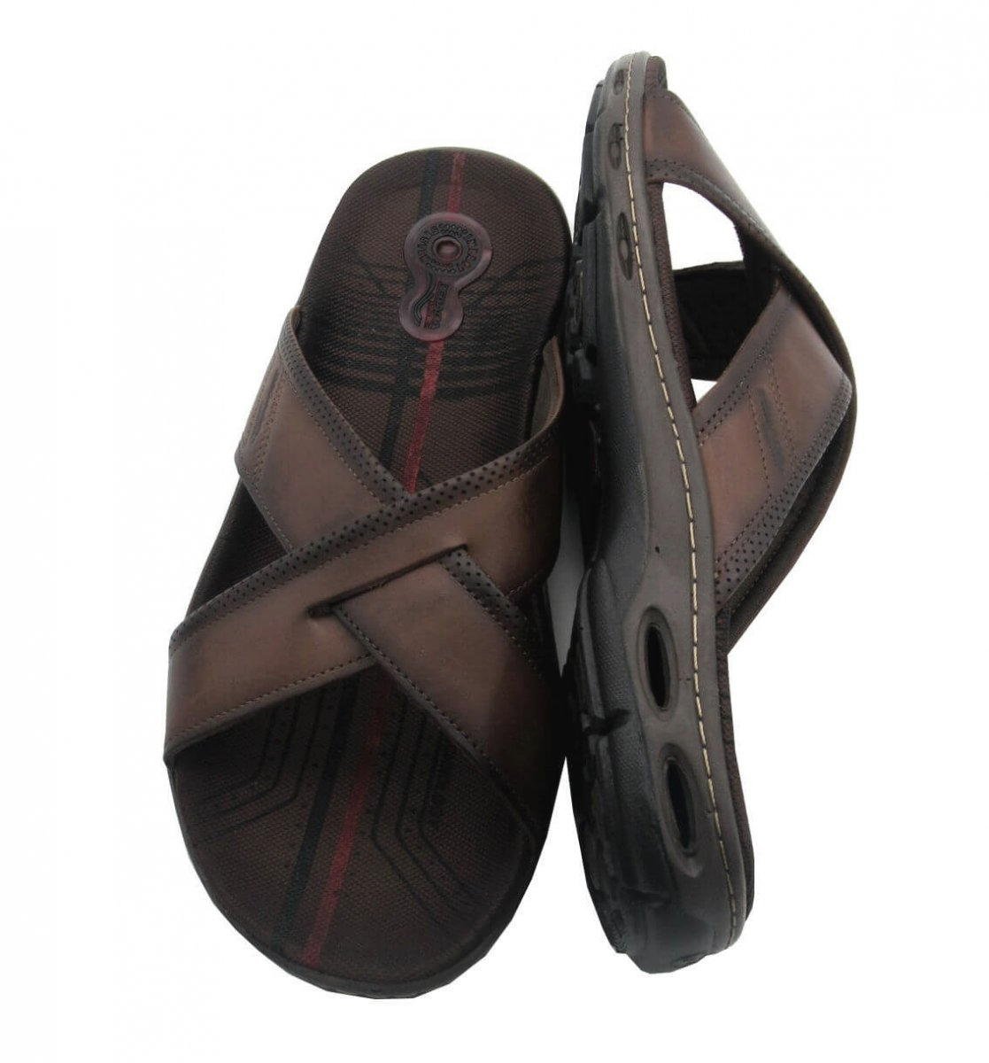 Chinelo Masculino Pegada Numeração Especial 530642 Marrom 4