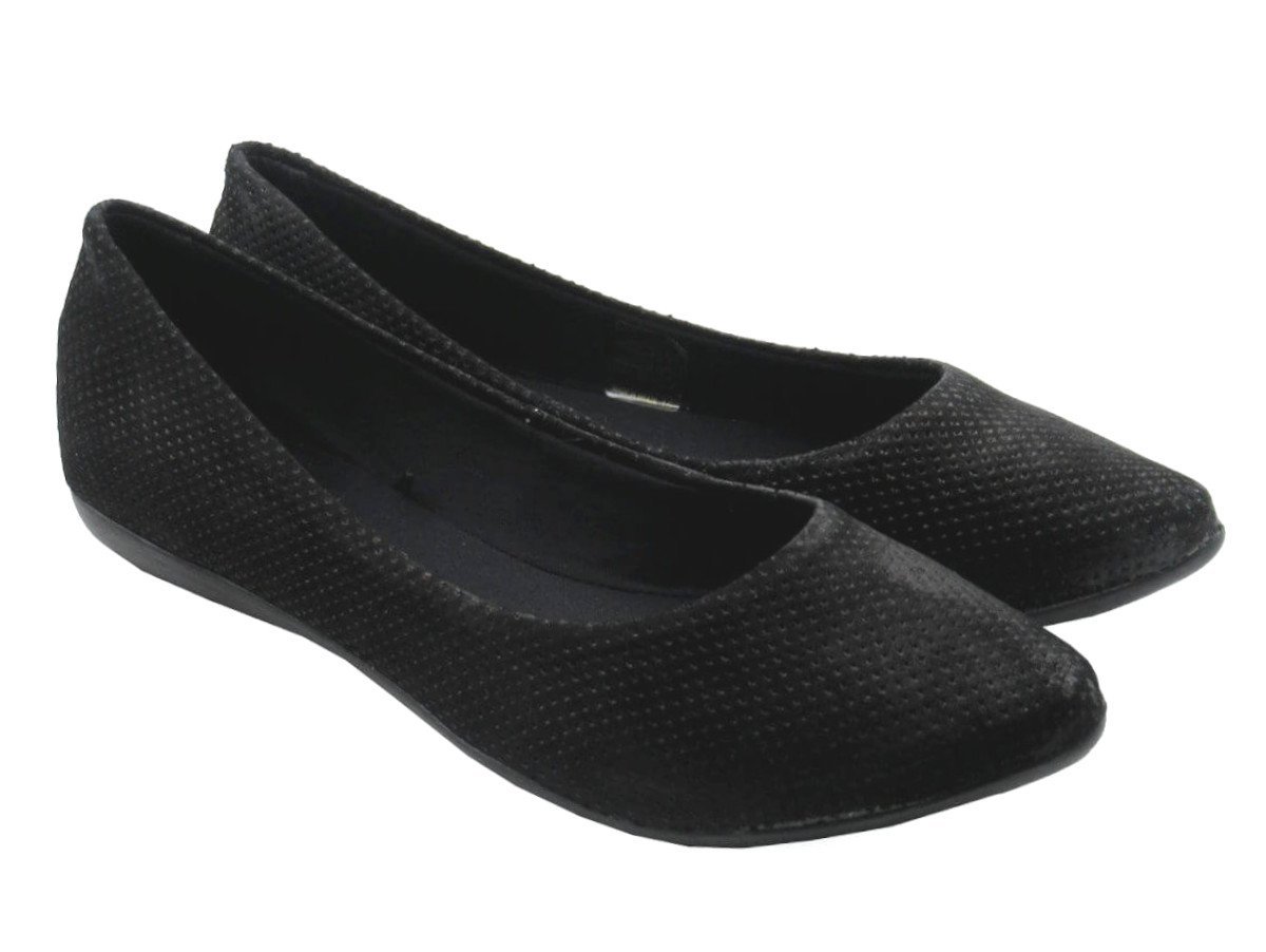 Sapatilha Feminina Bottero 346405 Preto Preto 2