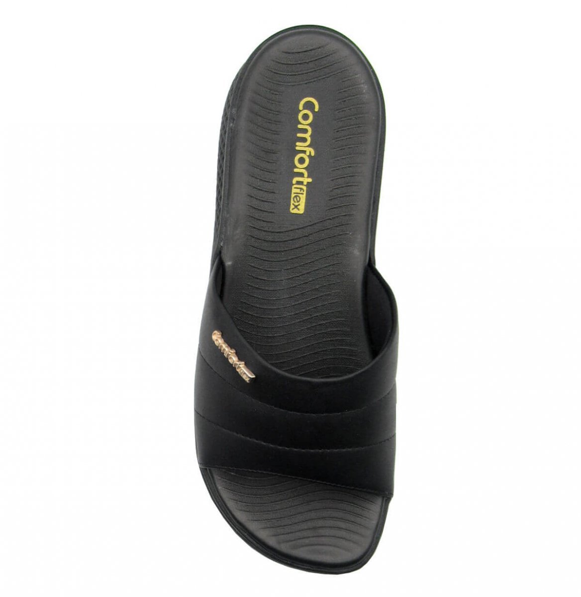 Tamanco Comfortflex Feminino Slide Flatform  2268401 Preto 3