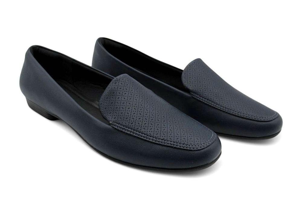 Sapato Tamanho Especial Piccadilly Feminino Preto 250149 Azul Escuro 2