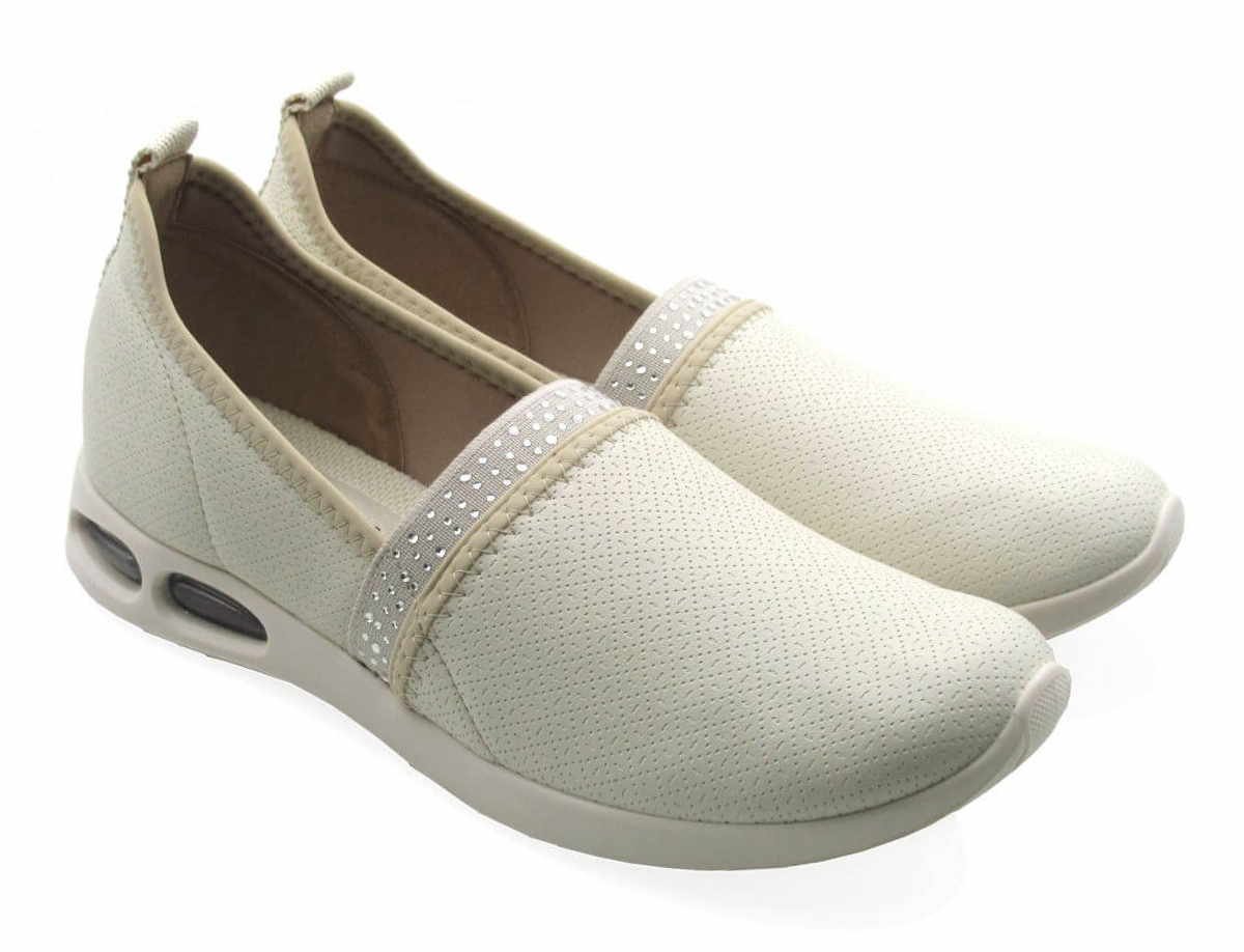 Sapatênis Piccadilly Feminino Amortecimento 979049 Bege 2