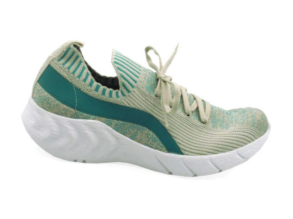 Tênis Feminino Piccadilly Malha Knit 993004 Bege 2