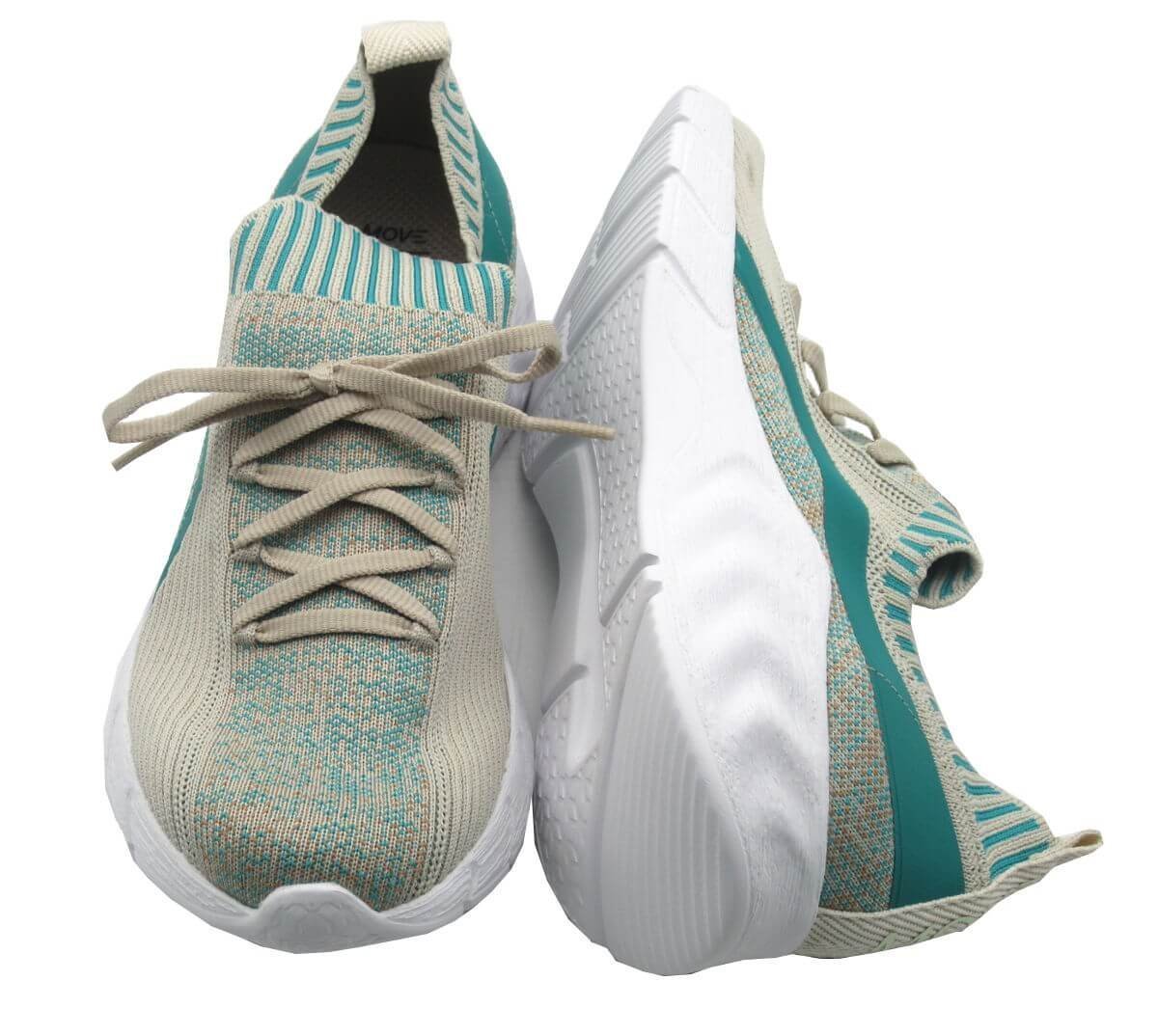 Tênis Feminino Piccadilly Malha Knit 993004 Bege 4