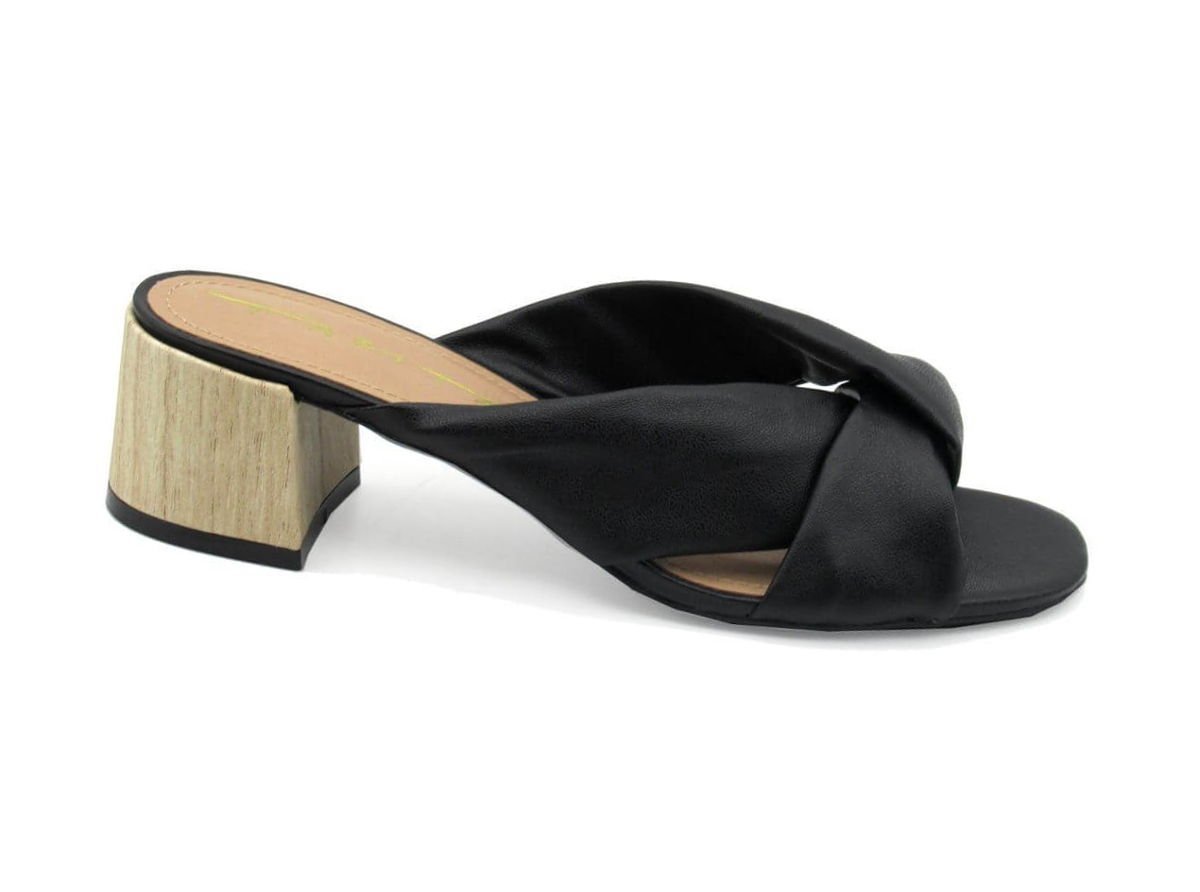 Tamanco Tabita de Couro 9452625 Preto 1