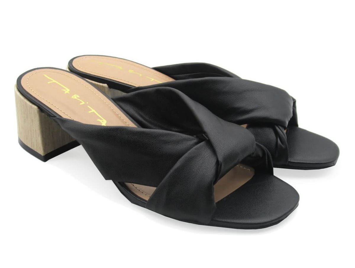 Tamanco Tabita de Couro 9452625 Preto 2