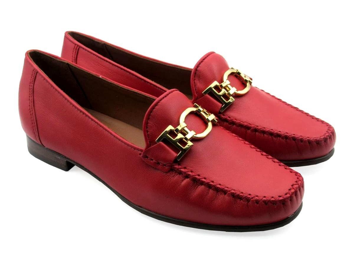 Mocassim Wirth 51546 Feminino Vermelho 2