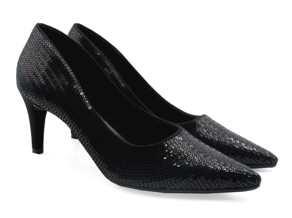 Scarpin Feminino Social Preto Valentina 470075-PU Preto 2
