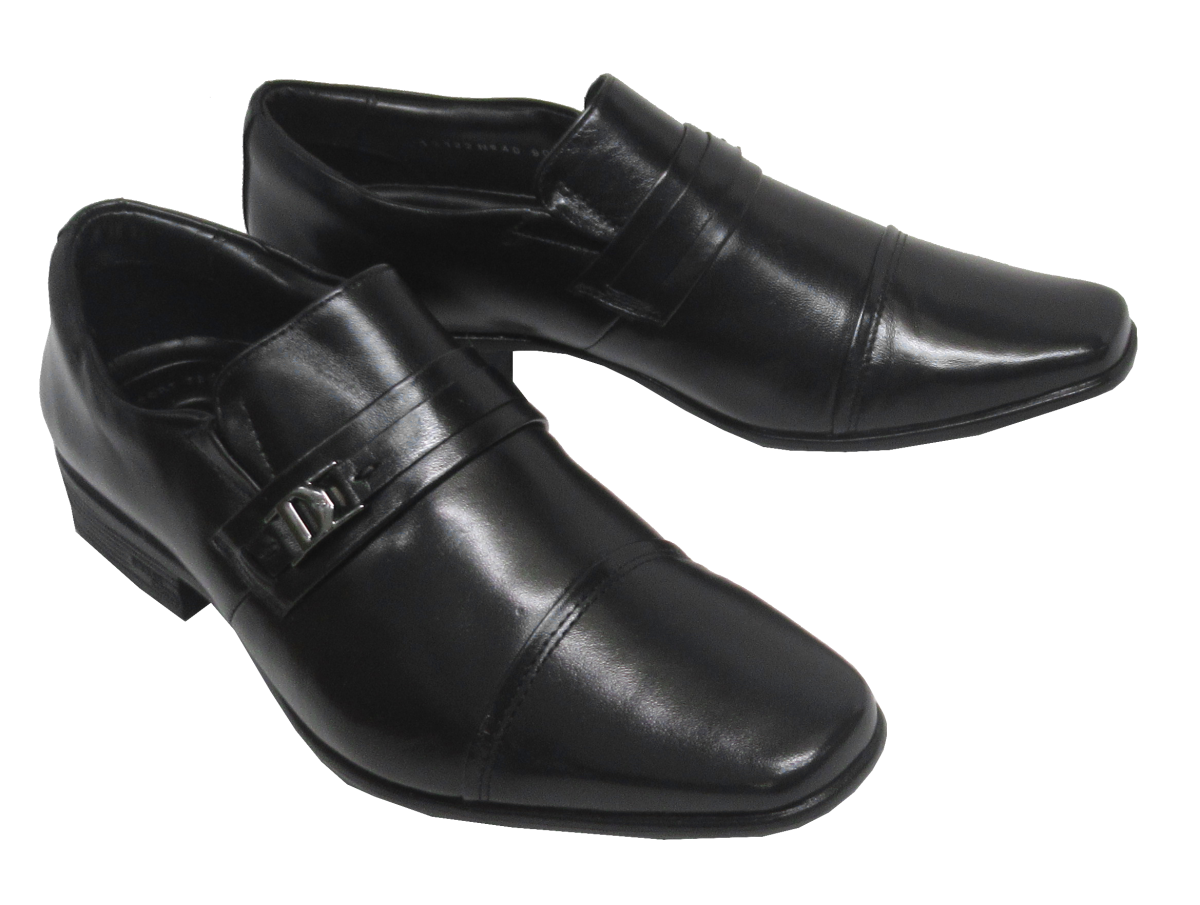 Sapato Masculino Jota Pê Couro Preto 13122 Air Bag Preto 2