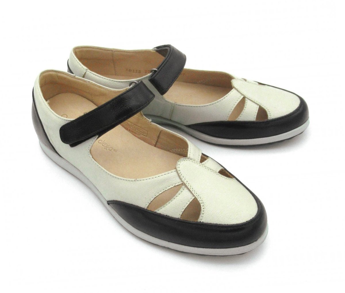 Sapato Feminino Opananken 30113 Bege/Preto 2