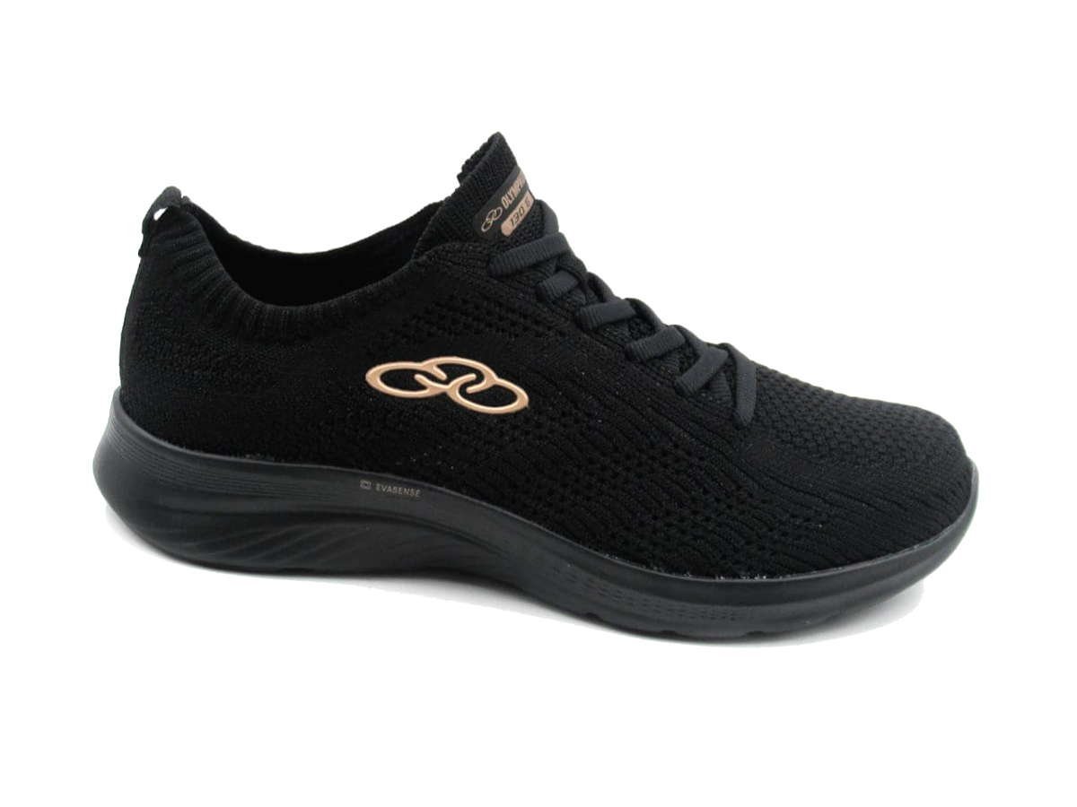 Tênis Feminino Olympikus Esportivo 130g Ultraleve Preto 1