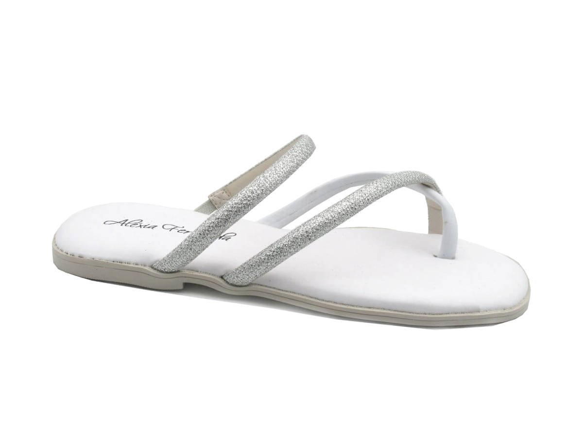 Tamanco Feminino Alexia Fernanda AN51 Prata 1