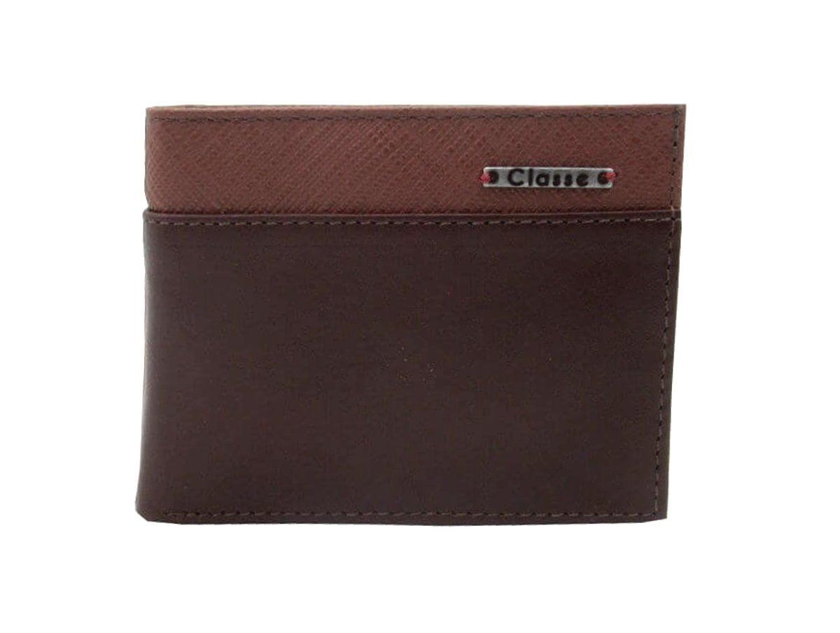 Carteira Masculina Classe Couro CTM199 Marrom 1