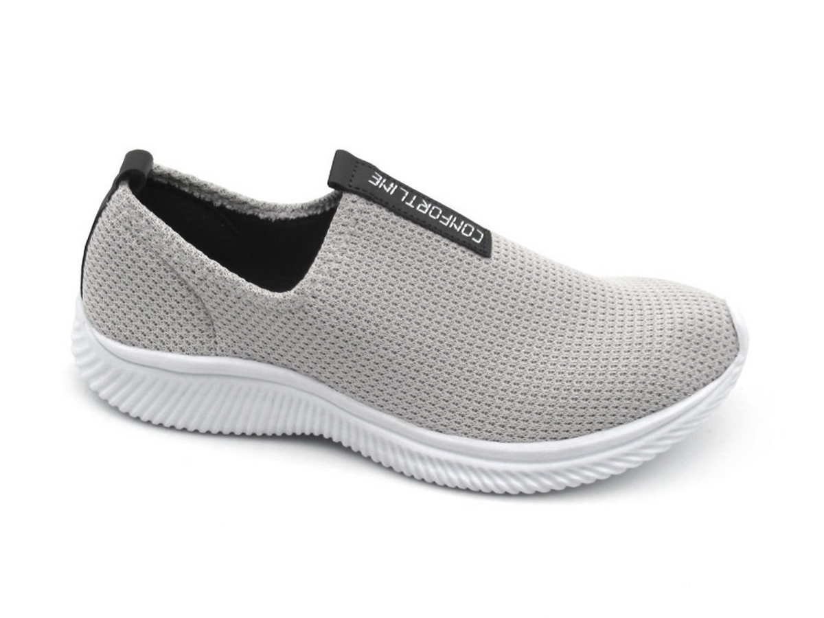 Tênis Feminino Confortline Neoprene NJ01 Cinza