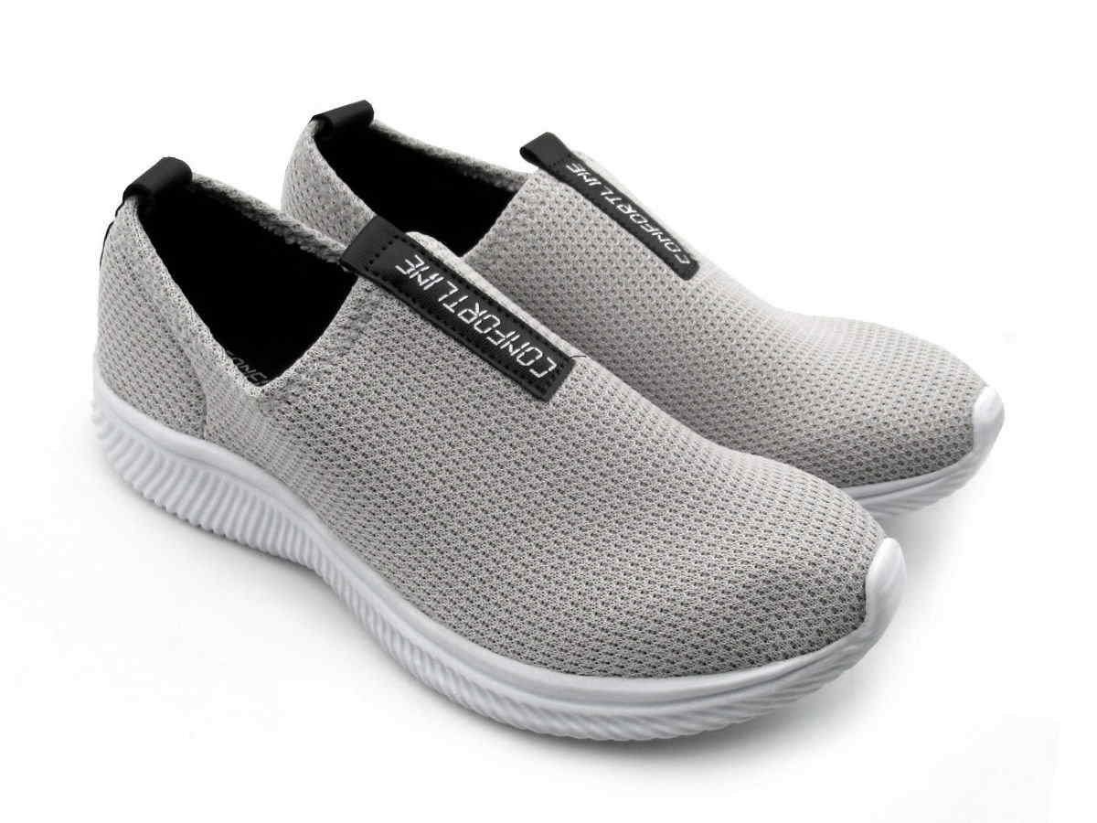 Tênis Feminino Confortline Neoprene NJ01 Cinza