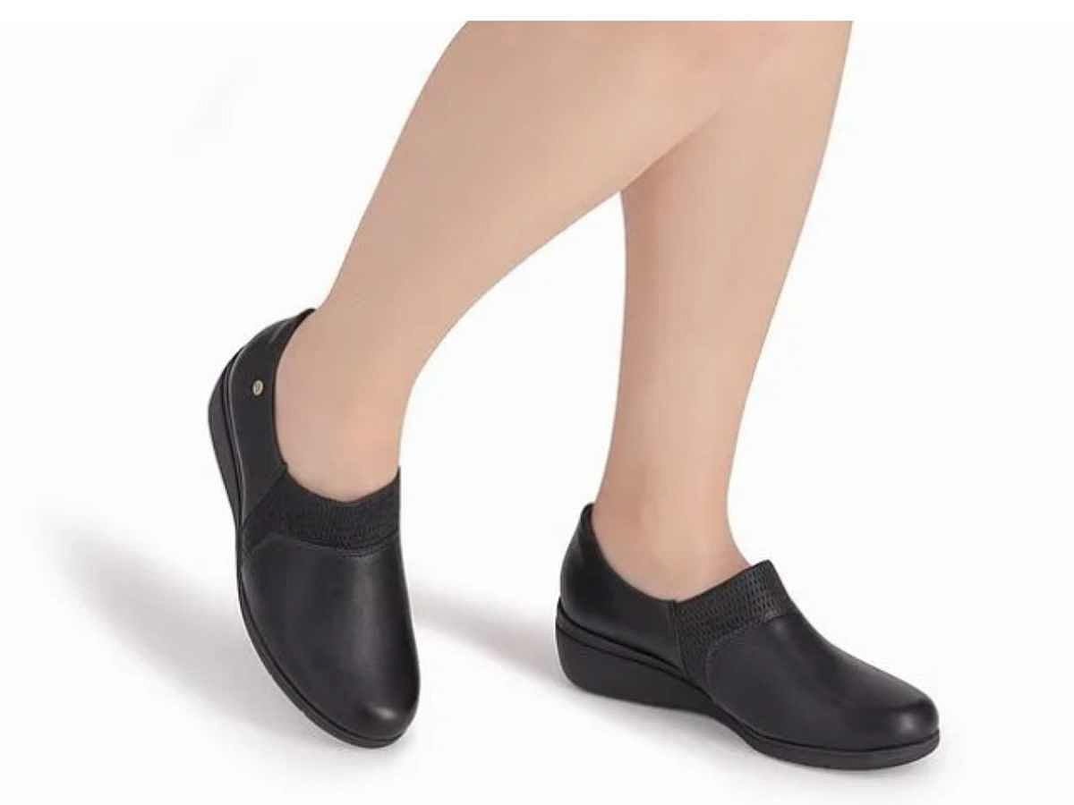 Sapato Anabela Piccadilly Feminino 117086 Preto Preto 2