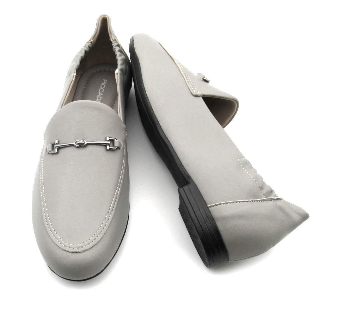 Sapato Loafer Piccadilly 104026 Cinza Cinza 4