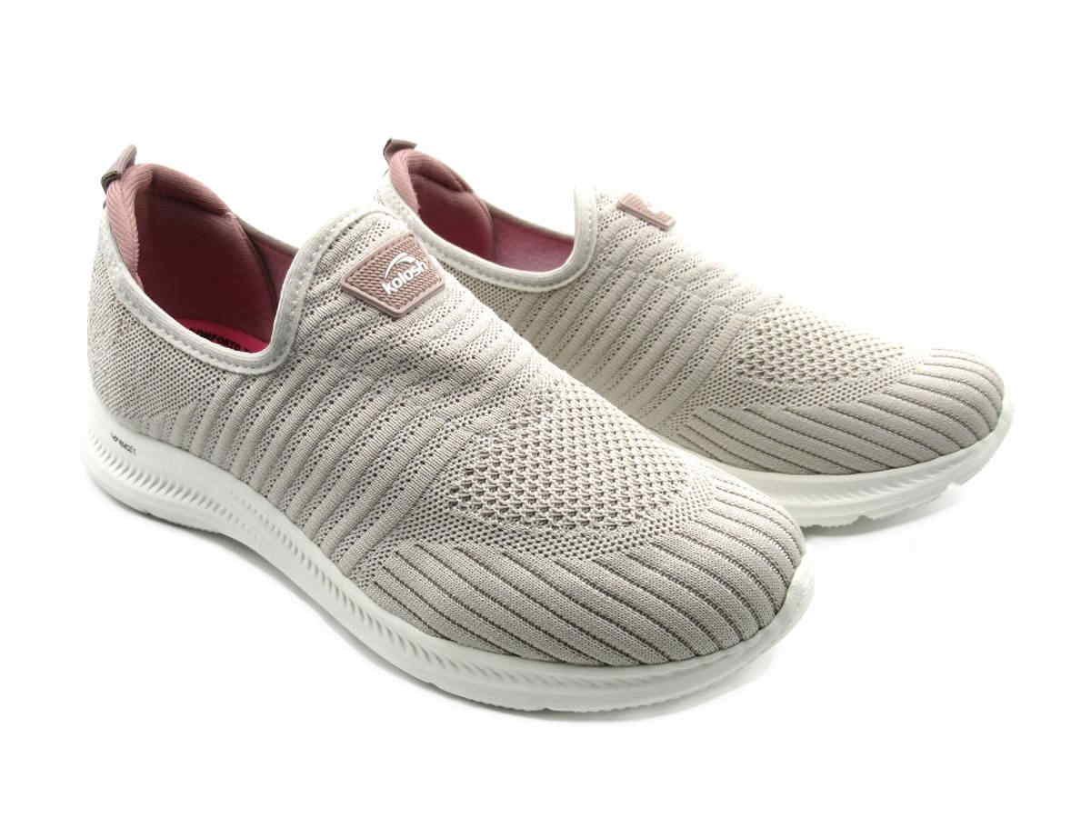 Tênis Kolosh Feminino Esportivo Slip On E0109 Bege 3