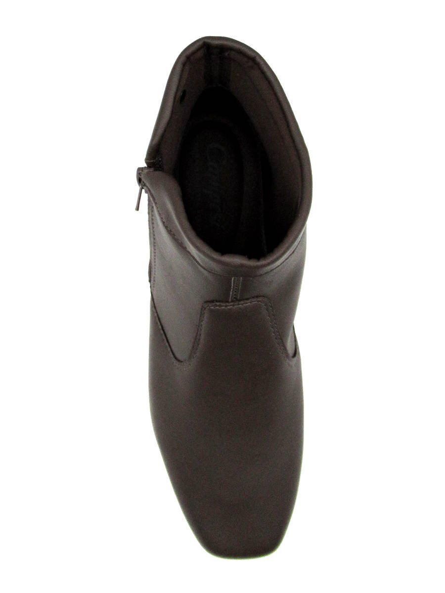 Bota Campesí Feminina de Cano Curto L9962 Flatform Marrom 4