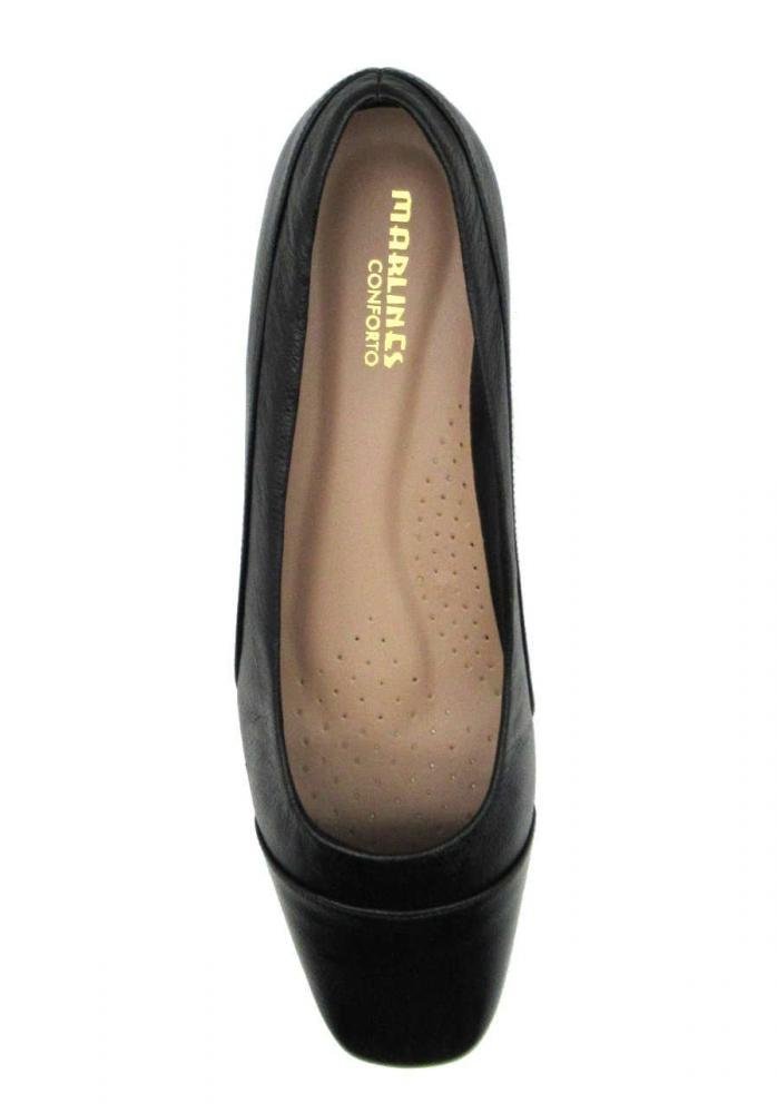 Sapato Social de Couro Marlinês 6106D Preto 3