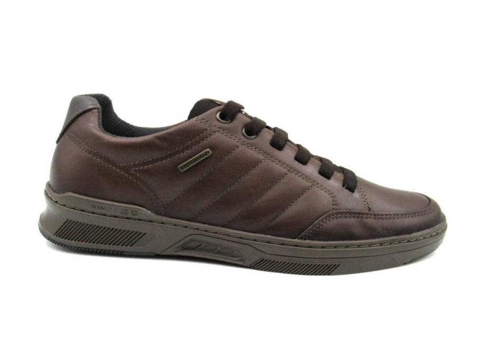 Sapatênis Pegada Masculino de Couro 110604 Marrom 1