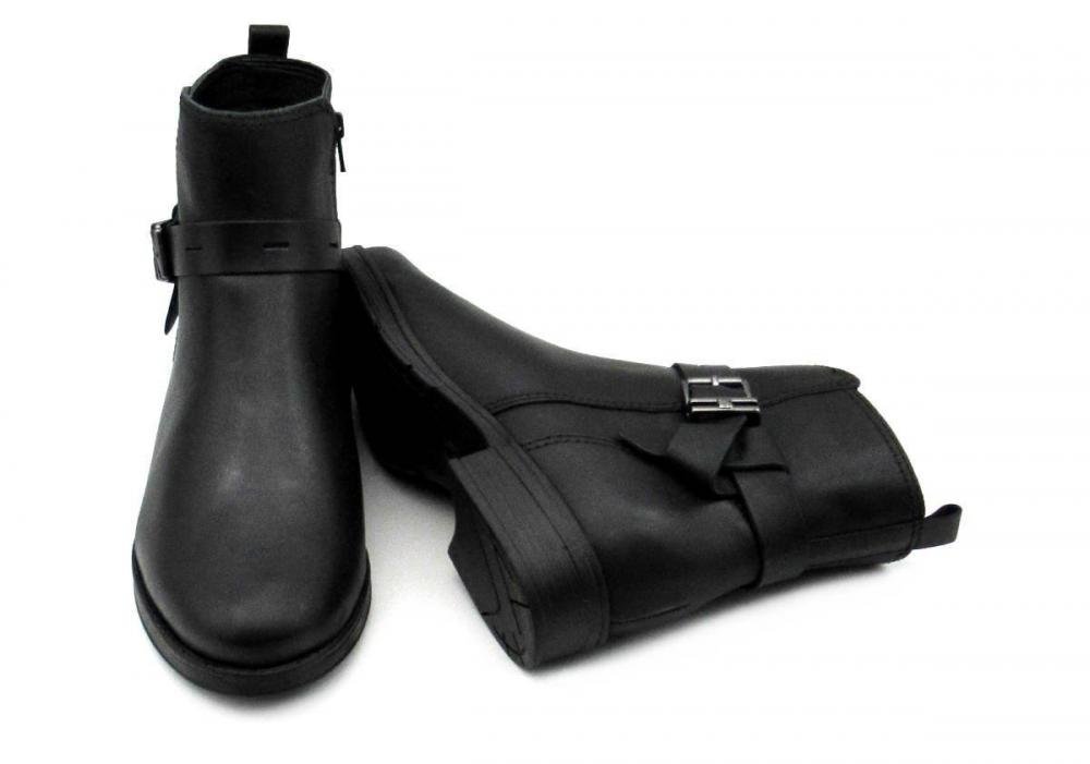 Bota Feminina Bottero Cano Curto Couro Preto 361704 Preto 3