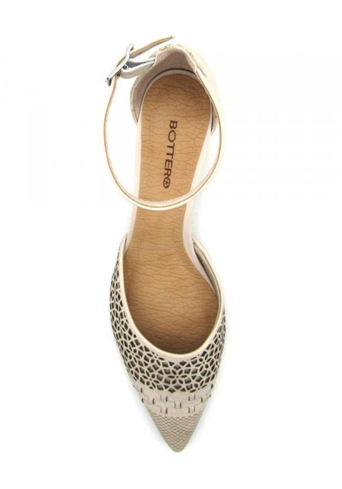 Sapato Scarpin Bottero Feminino de Couro 354910 Bege 3