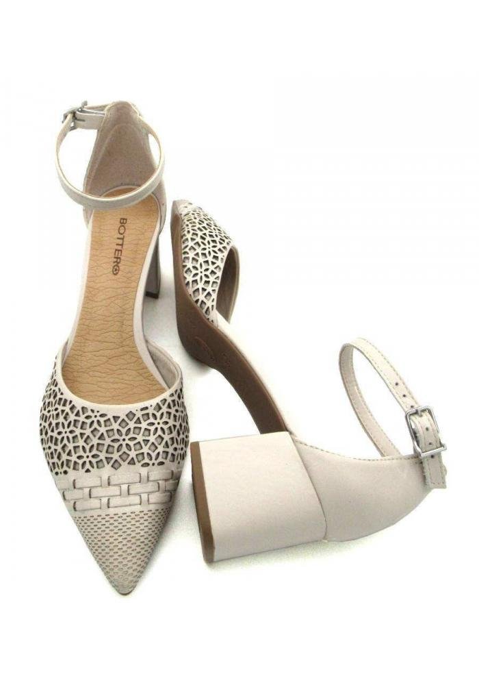 Sapato Scarpin Bottero Feminino de Couro 354910 Bege 4