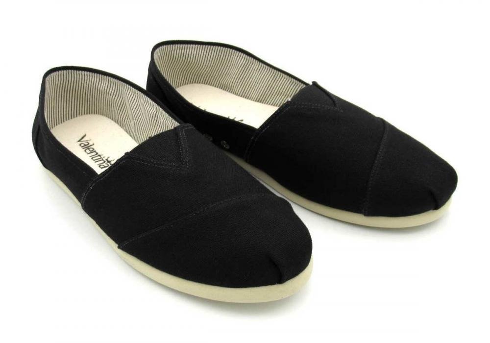 Sapatilha Alpargata Feminina de Lona Valentina 391200 Preto 2