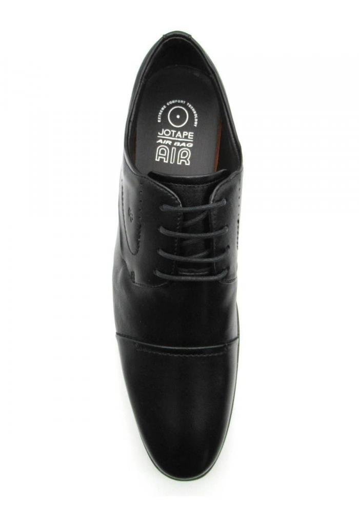 Sapato Masculino Social Jota Pê Couro 85653 Cadarço Preto 3