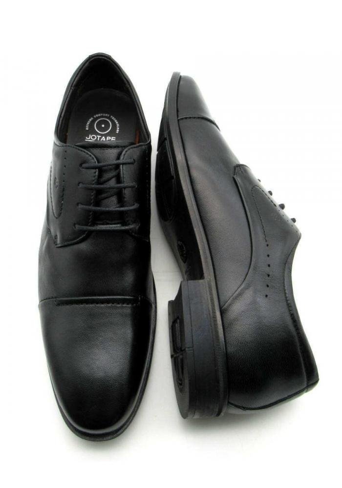 Sapato Masculino Social Jota Pê Couro 85653 Cadarço Preto 4