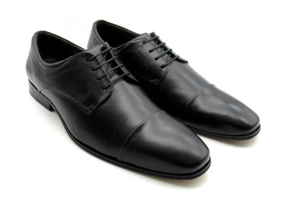 Sapato Social Masculino Jota Pê 83952 Sola de Couro Preto 2