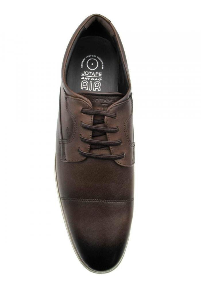 Sapato Masculino Casual Jota Pê 84914 Couro Marrom 3