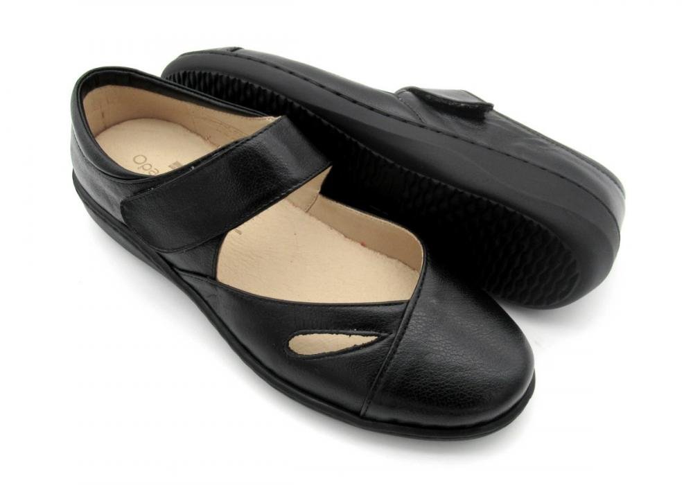 Sapato Anatômico Alexxa Opananken 63807 100% Couro Preto 4