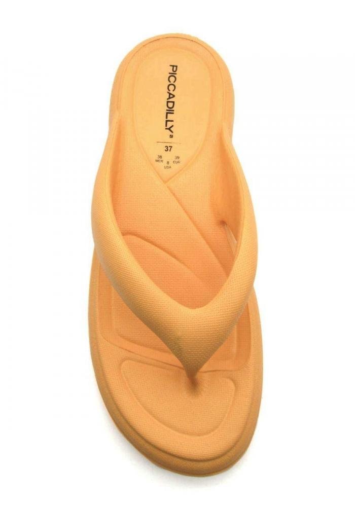 Chinelo Dedo Piccadilly Marshmallow Feminino 248001 Laranja 4