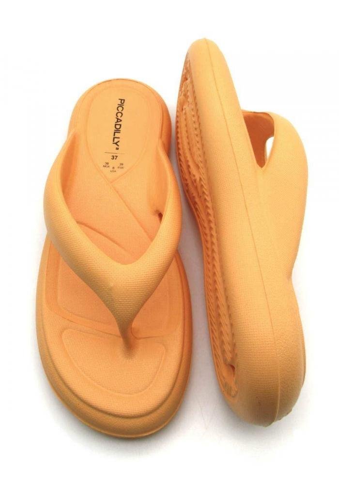 Chinelo Dedo Piccadilly Marshmallow Feminino 248001 Laranja 5