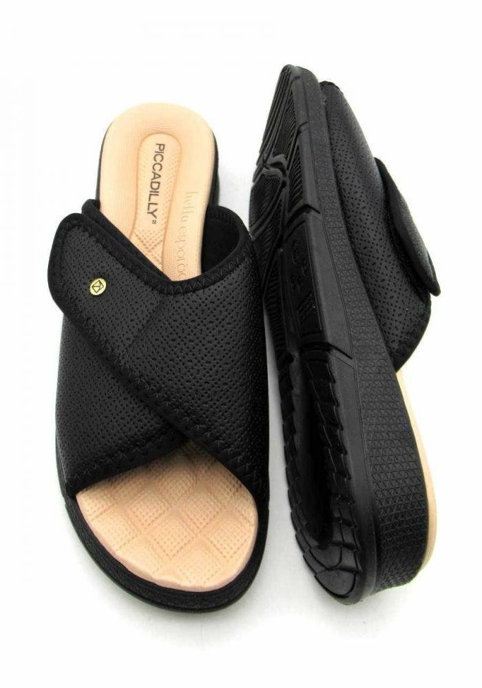 Tamanco Feminino Piccadilly Esporão Ajuste 571012 Preto 4