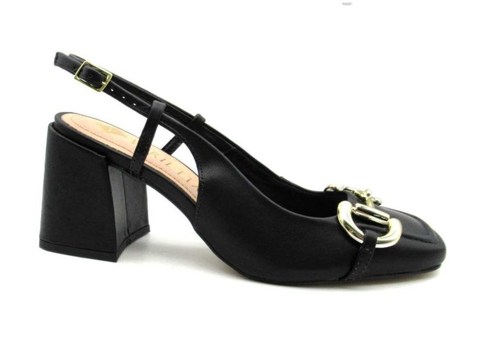 Scarpin Feminino Salto Bloco Variettá 2122285 Preto 1