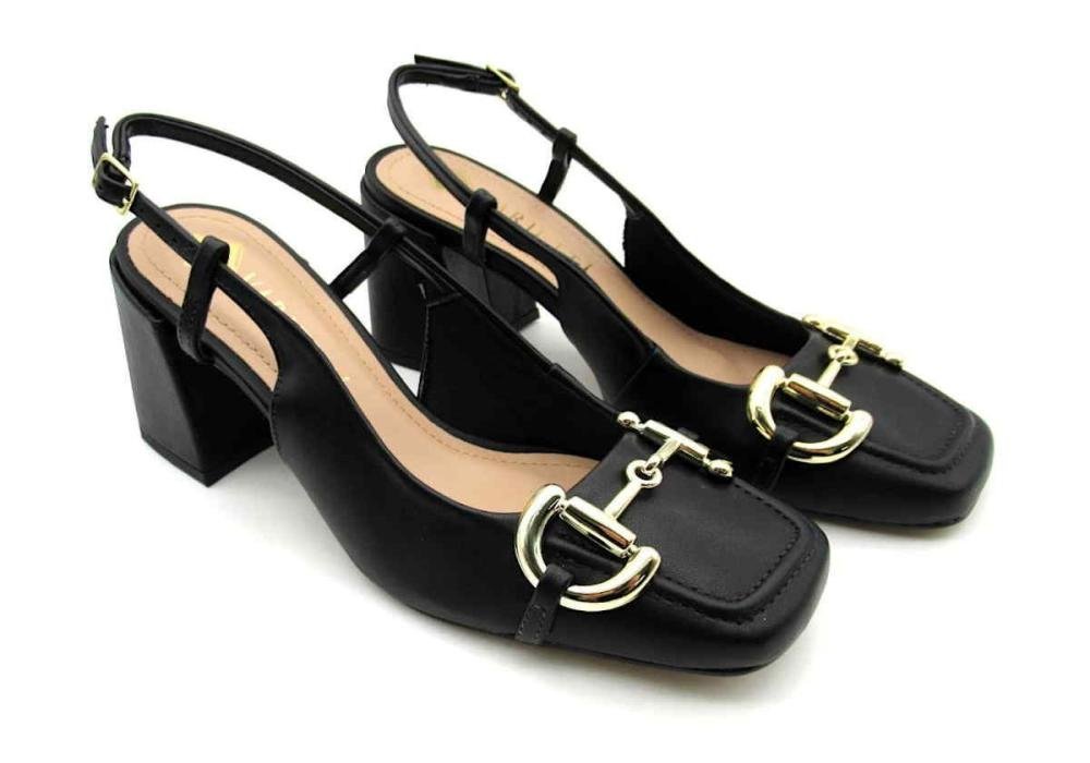Scarpin Feminino Salto Bloco Variettá 2122285 Preto 2