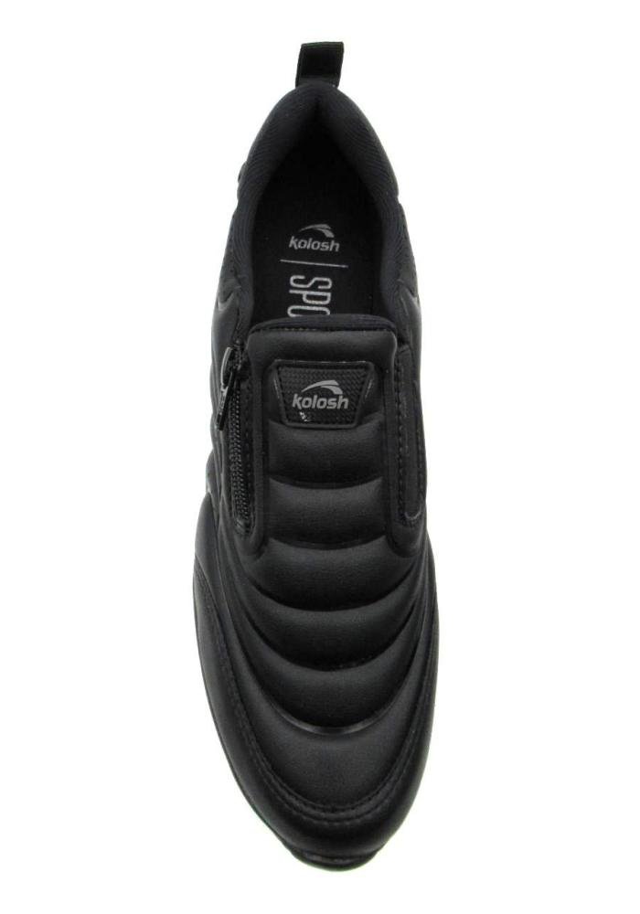 Tênis Casual Feminino Kolosh K7032A Preto Preto 3