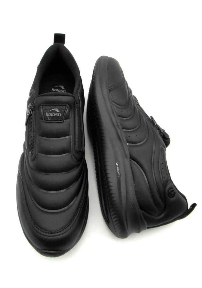 Tênis Casual Feminino Kolosh K7032A Preto Preto 4