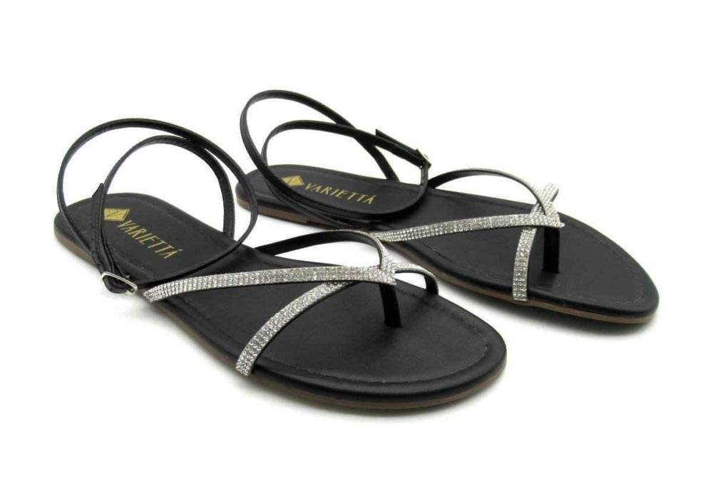 Sandália Feminina Variettá 2502799 Preto Preto 2