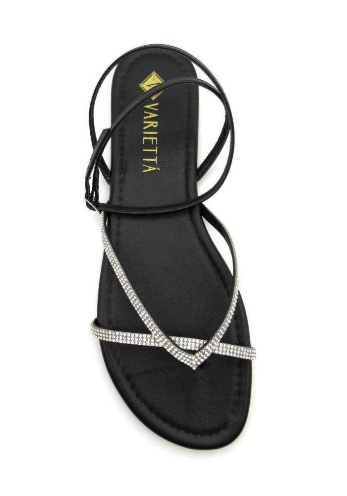 Sandália Feminina Variettá 2502799 Preto Preto 3