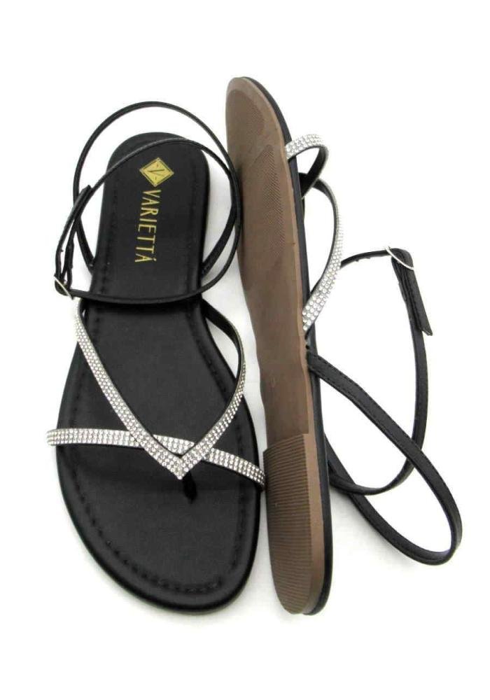 Sandália Feminina Variettá 2502799 Preto Preto 4