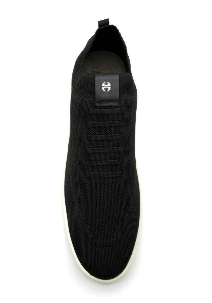 Sapatênis Masculino Ferricelli RVR58510 Malha Knit Preto 3