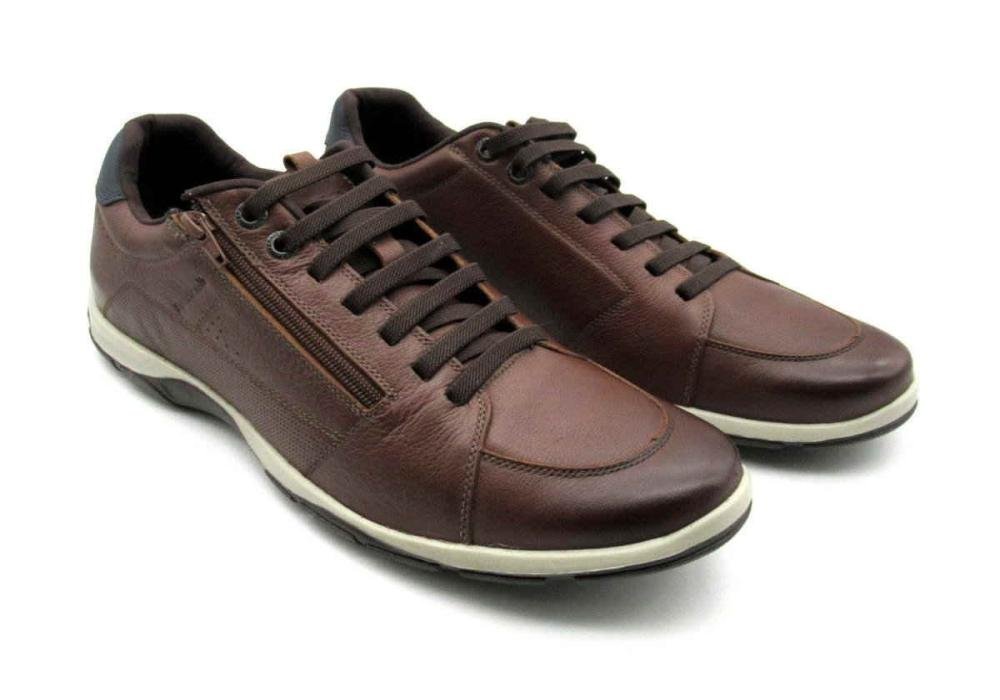 Sapatênis Masculino Ferricelli ZR64415 Marrom 2